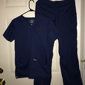 Cherokee revolution navy scrubs small Euc